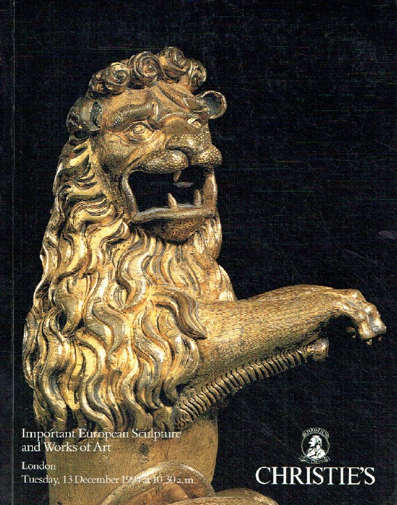 Christies 1994 Important European Sculpture & Works Art