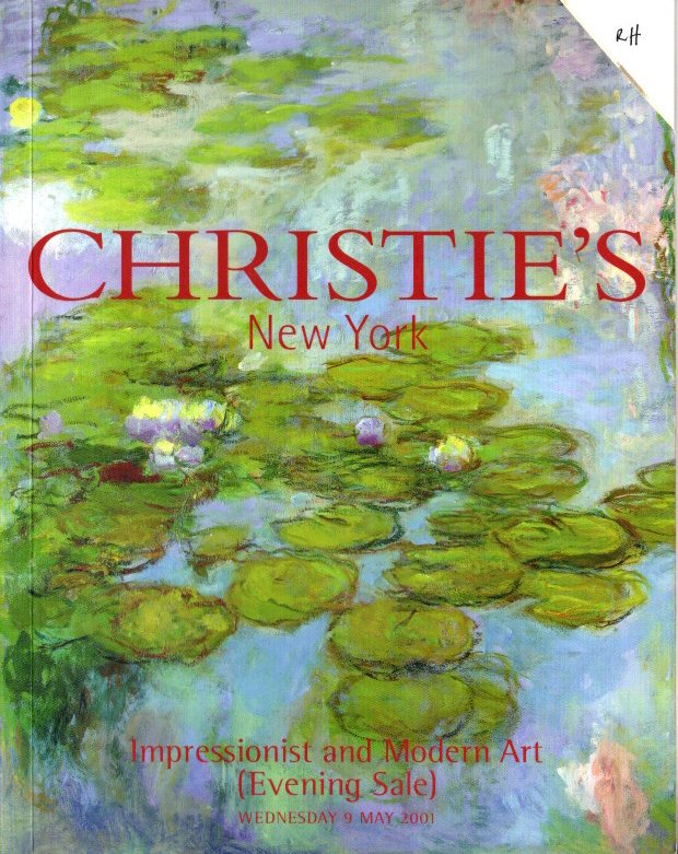 Christies 9th May 2001 Impressionist & Modern Art - Evening Sale