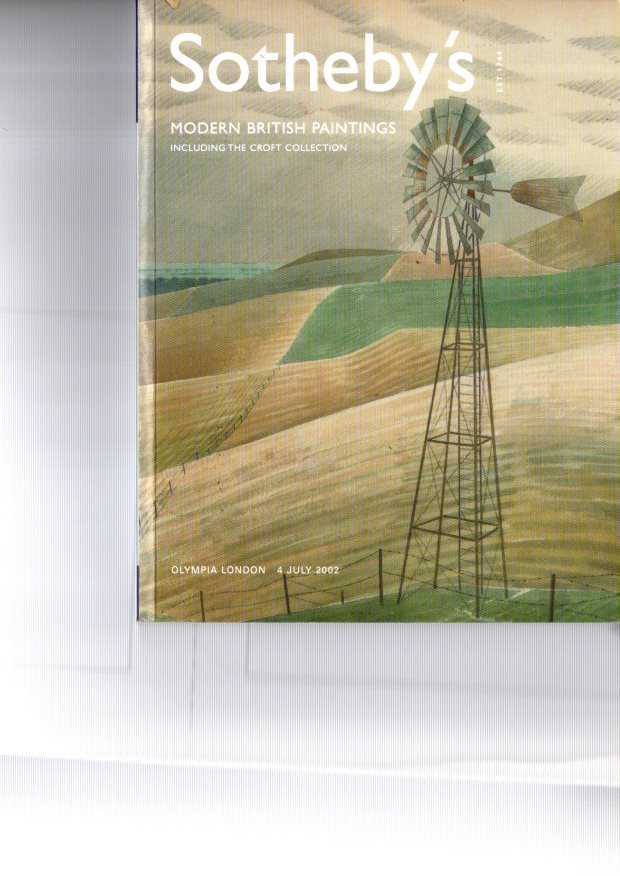 Sothebys July 2002 Modern British Paintings including The Croft Collection