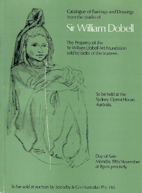 Sothebys Nov 1973 Paintings & Drawings from the Studio of Sir William Dobell