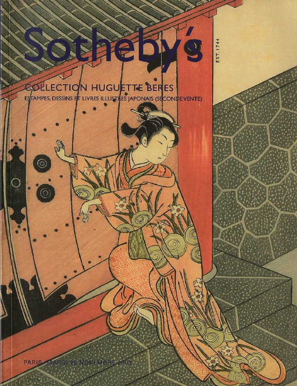 Sothebys 2003 Beres Collection Japanese Prints, Drawings, Books