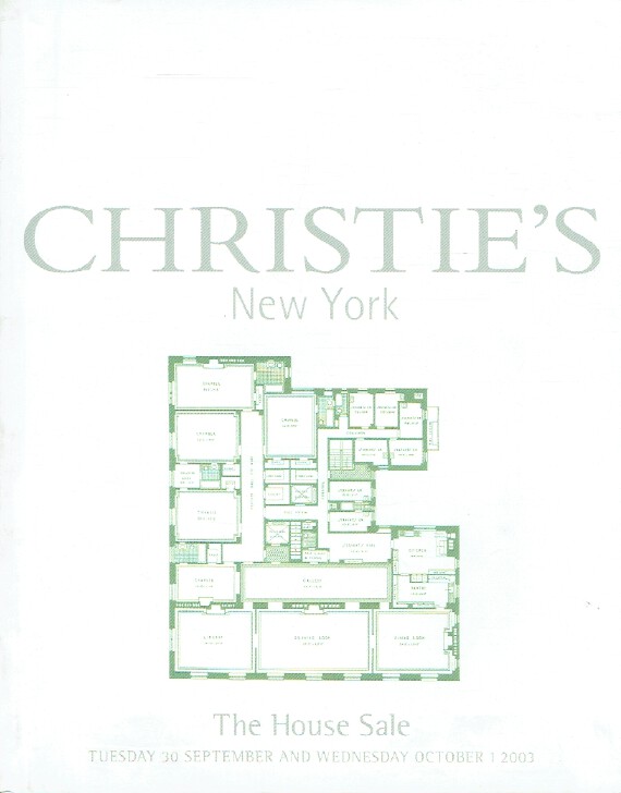 Christies Septembe & October 2003 The House Sale (Digital Only)