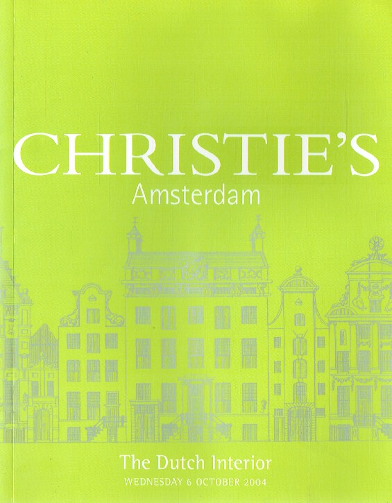 Christies October 2004 The Dutch Interior - Click Image to Close