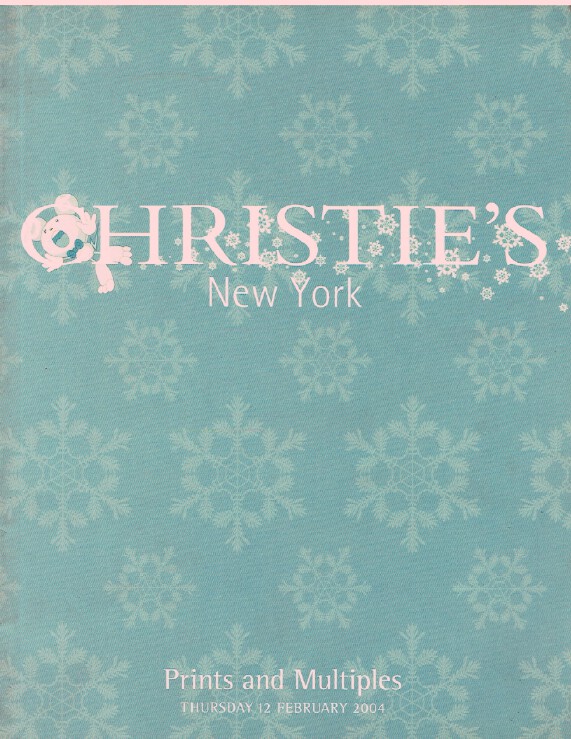 Christies February 2004 Prints & Multiples