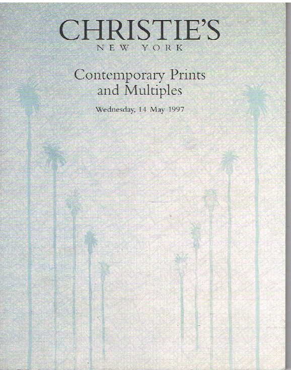 Christies May 1997 Contemporary Prints & Multiples (Digital only)