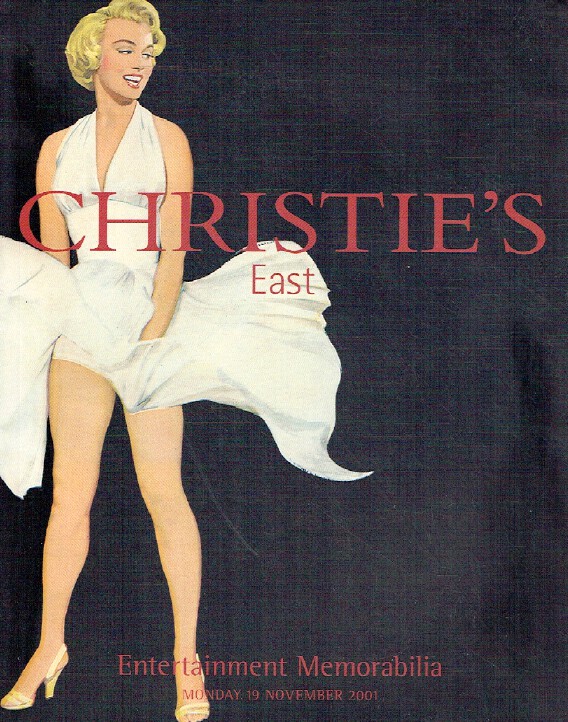 Christies November 2001 Entertainment Memorabilia