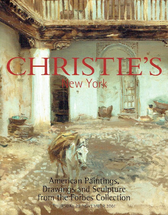 Christies Nov 2001 Important American Paintings - Forbes Coll. (Digital Only)