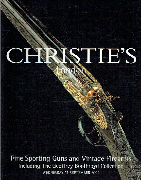 Christies September 2000 Sporting Guns & Vintage Firearms, Geoffrey Collections