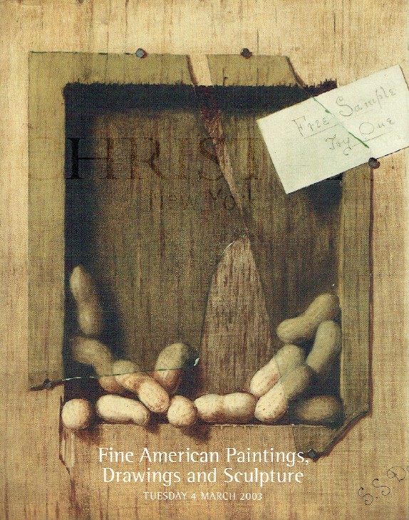 Christies March 2003 Fine American Paintings, Drawings & Sculpture