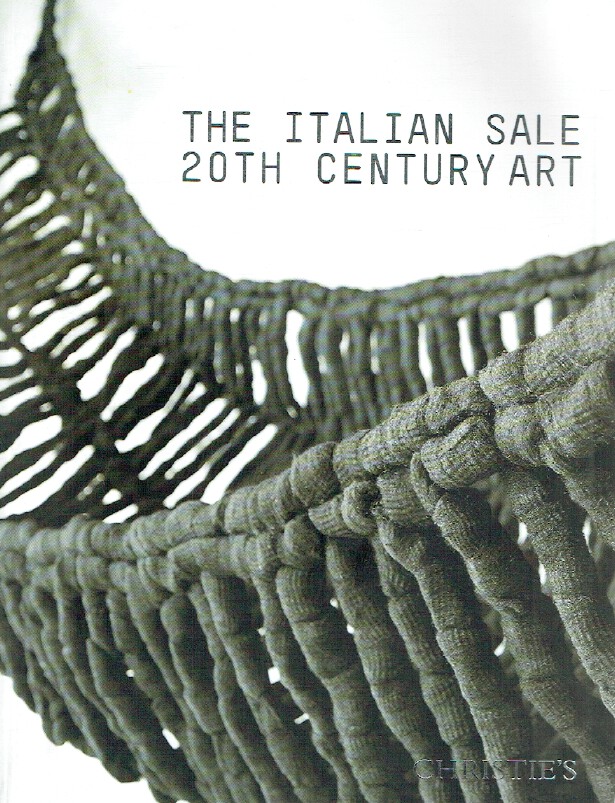 Christies October 2008 The Italian Sale 20th Century Art (Digital only)