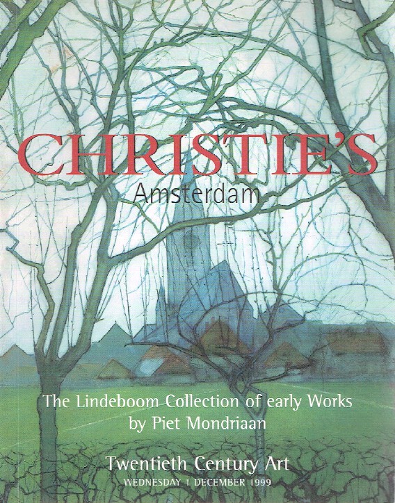 Christies December 1999 The Lindeboom Collection of Early Works - Piet Mondriaan