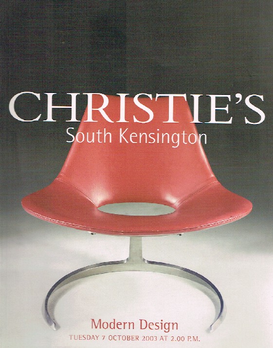Christies October 2003 Modern Design
