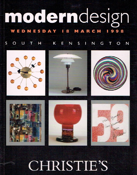 Christies March 1998 Modern Design - Click Image to Close