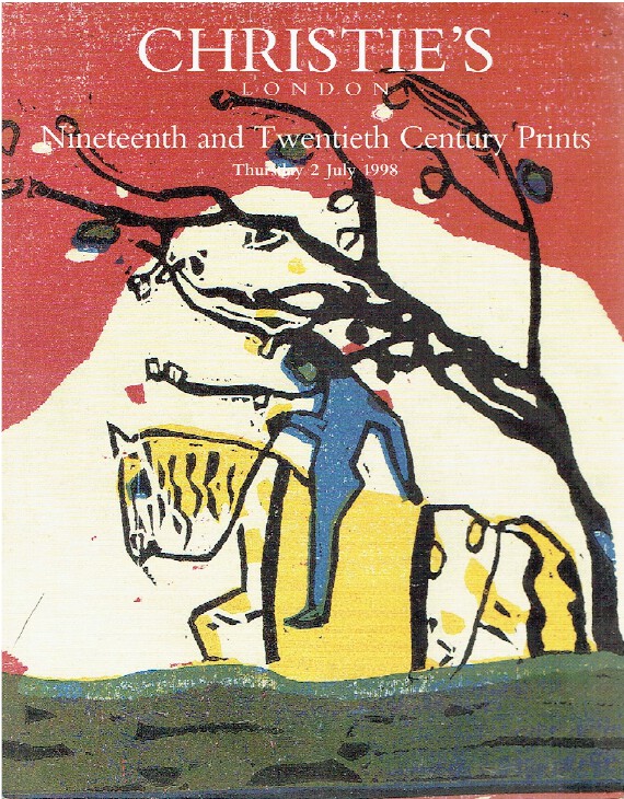 Christies July 1998 19th & 20th Century Prints