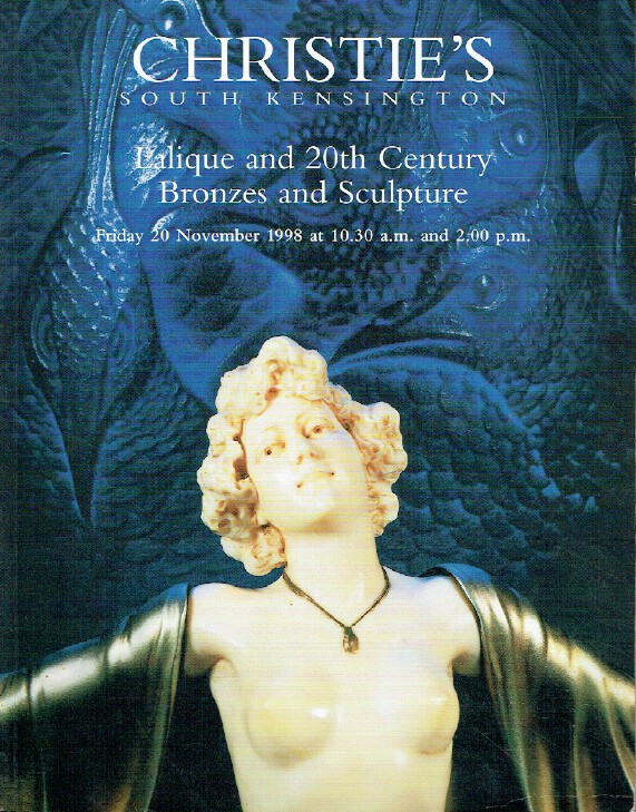 Christies November 1998 Lalique Glass, 20th C Bronzes & Sculpture