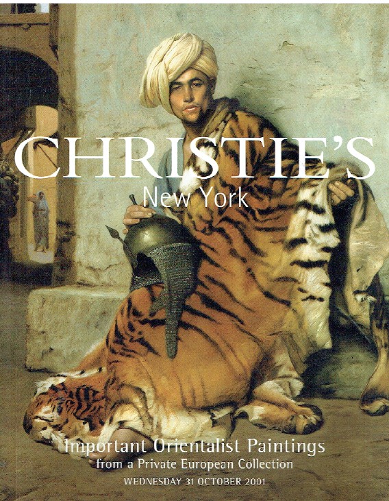 Christies October 2001 Important Orientalist Paintings - Private Collection