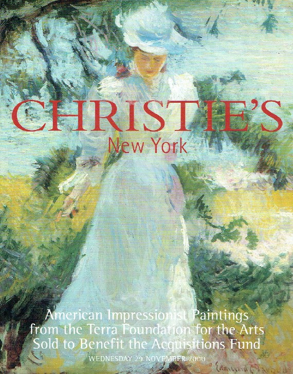 Christies November 2000 American Impressionist Paintings from Terra Foundation