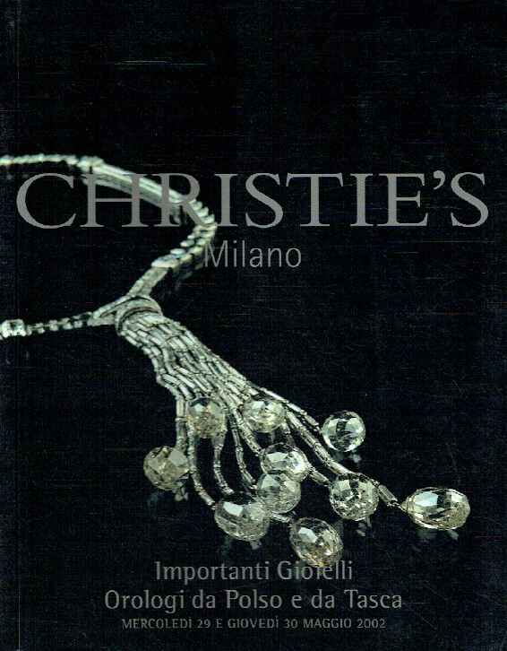 Christies May 2002 Important Jewellery, Wristwatches and Pocket Watches