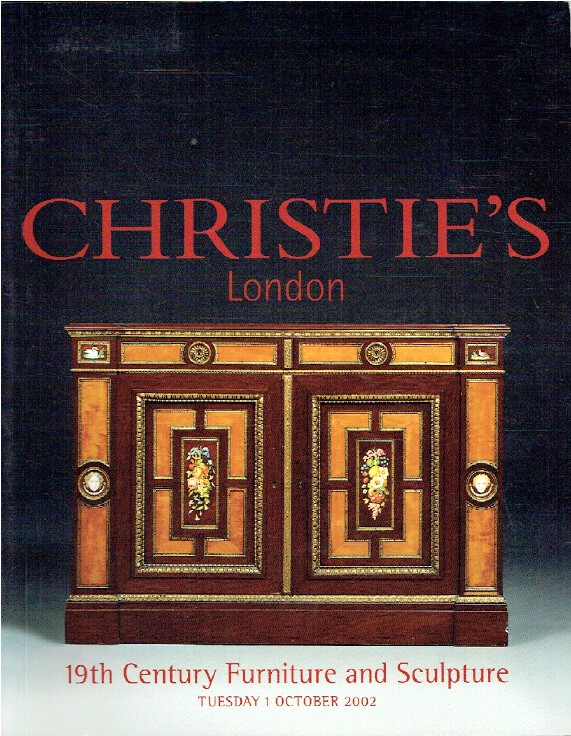 Christies October 2002 19th Century Furniture & Sculpture