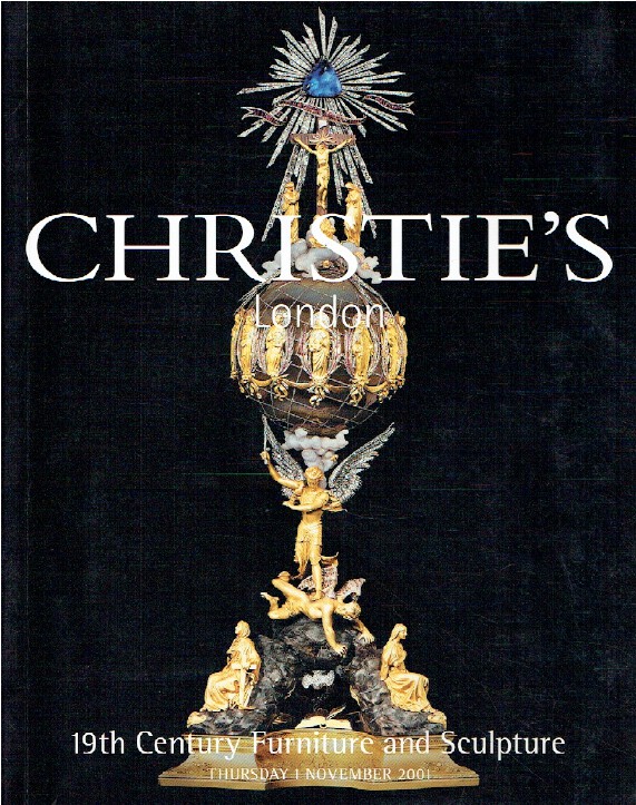Christies November 2001 19th Century Furniture & Sculpture