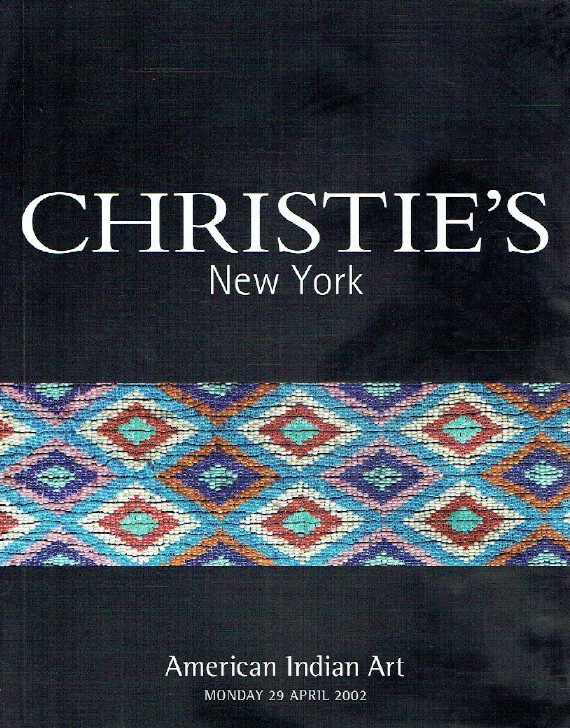Christies April 2002 American Indian Art