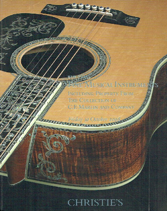 Christies October 2008 Fine Musical Instruments, C.F. Martin Collection