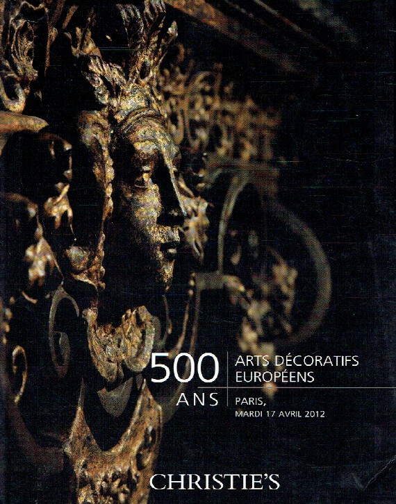 Christies April 2012 500 European Decorative Arts