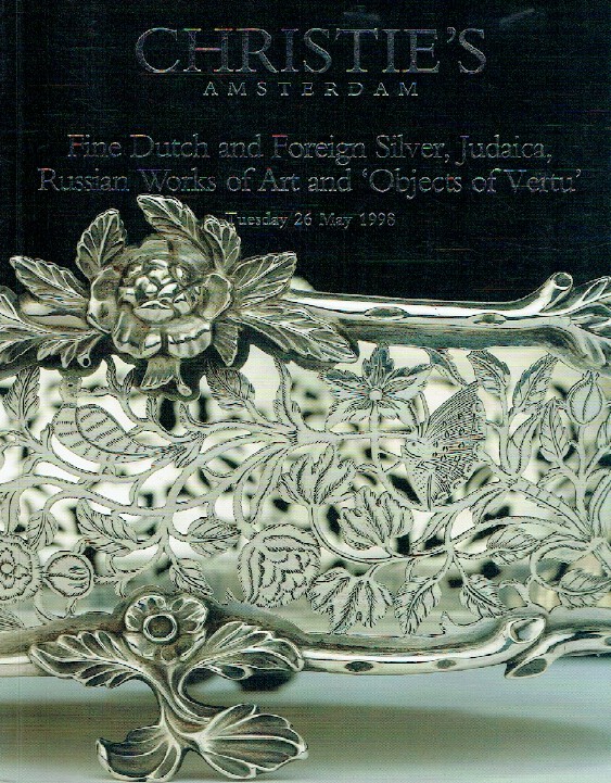 Christies May 1998 Dutch, Foreign Silver, Russian WOA & Objects of Vertu - Click Image to Close