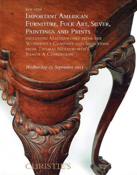 Christies September 2013 Important American Furniture, Folk Art from Thomas