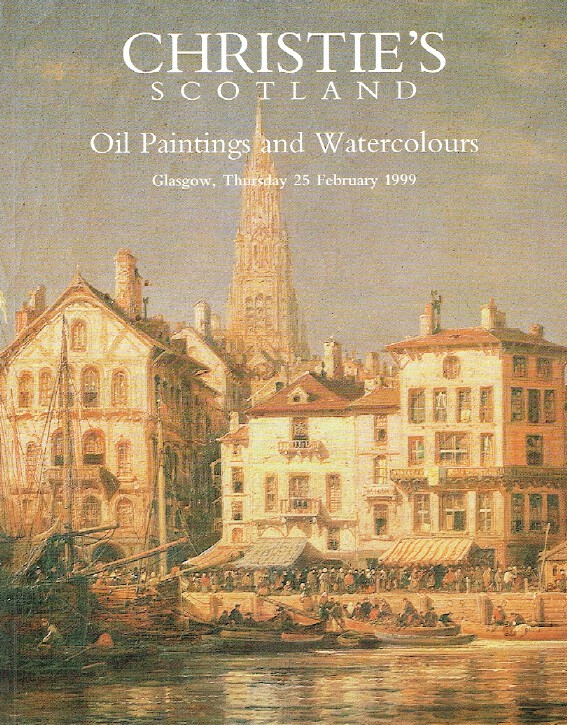Christies February 1999 Oil Paintings & Watercolours Properties of Mrs Moreton