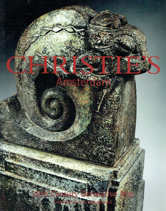 Christies November 2002 20th Century Decorative Arts