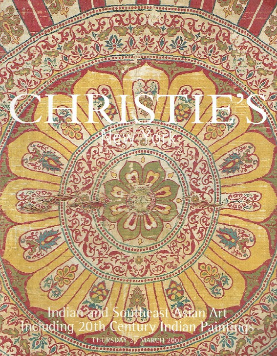 Christies March 2004 Indian & Southeast Asian Art - 20th Century Paintings
