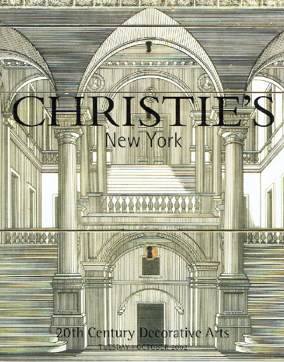 Christies October 2002 20th Century Decorative Arts