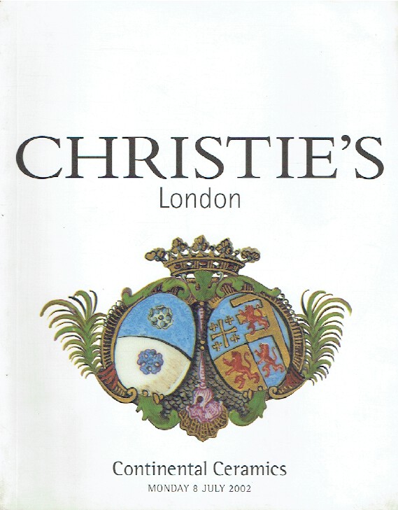 Christies July 2002 Continental Ceramics
