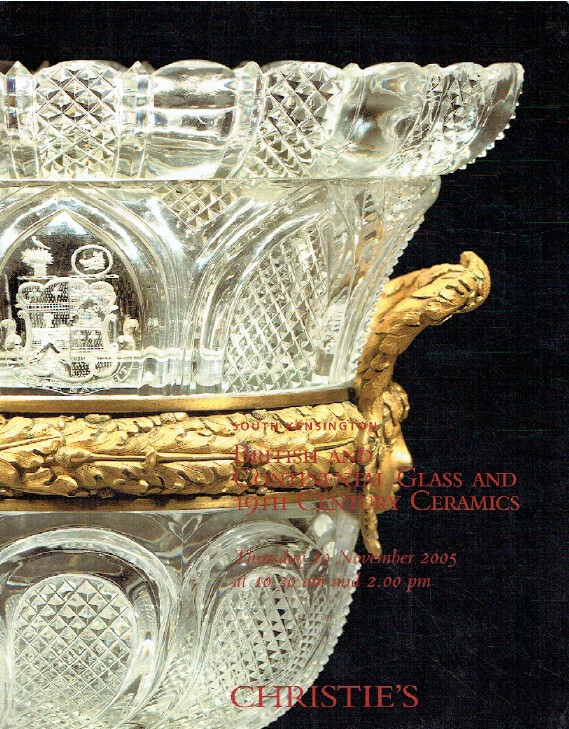 Christies November 2005 British & Continental Glass and 19th Century Ceramics