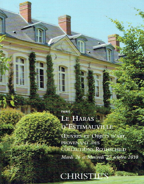 Christies October 2010 Haras Estimauville Works & Objects-Rothschild Collection