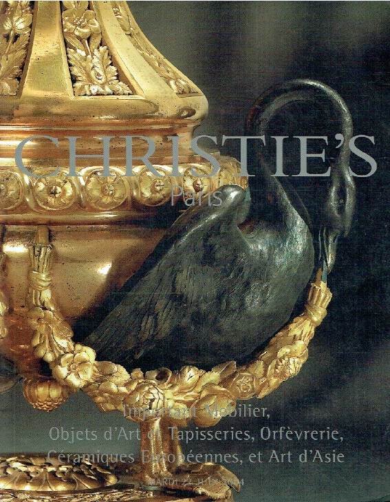 Christies June 2004 Furniture,Tapestry, Silver, European Ceramics & Asian Art