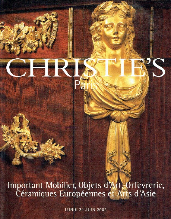 Christies June 2002 Important Furniture, Silver, European Ceramics, Asian Art - Click Image to Close