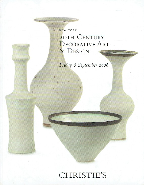 Christies September 2006 20th Century Decorative Art & Design