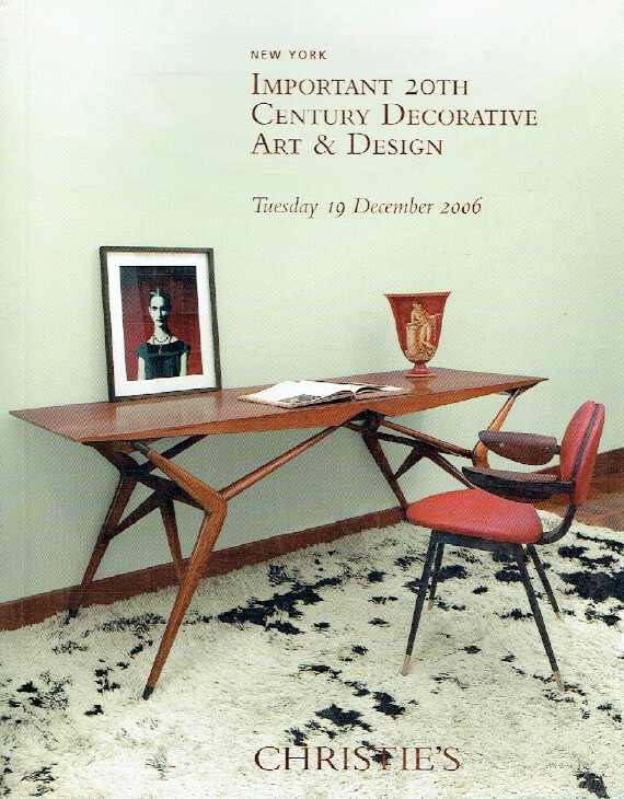 Christies December 2006 Important 20th Century Decorative Art & Design