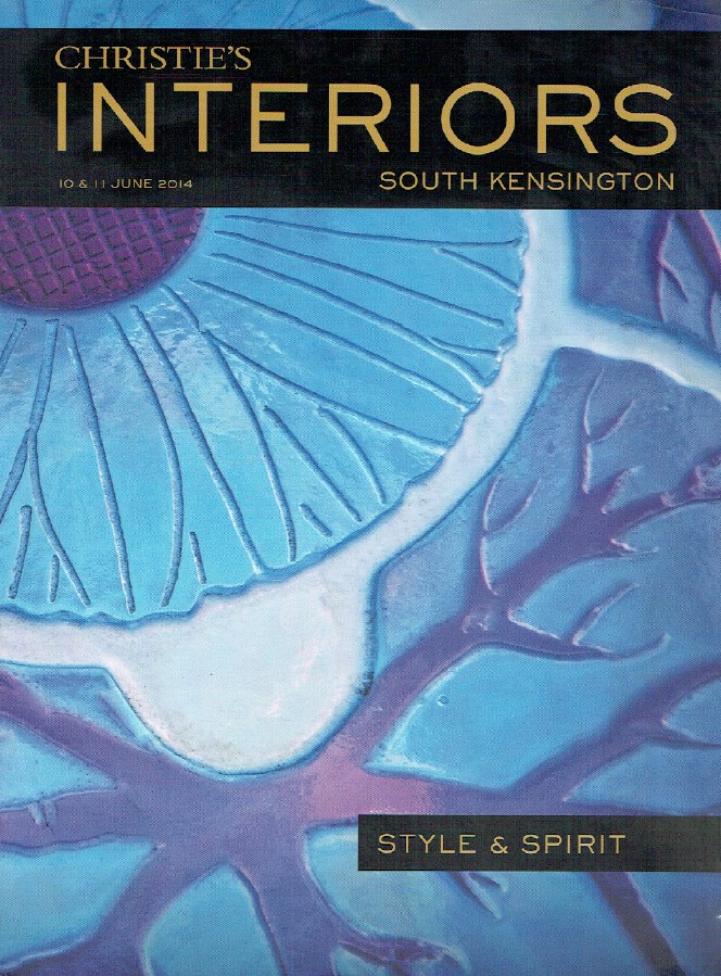 Christies June 2014 Interiors - Style & Spirit