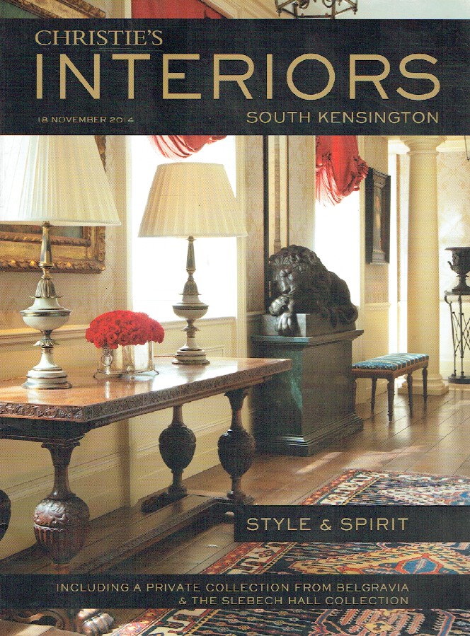 Christies November 2014 Interiors - Style & Spirit