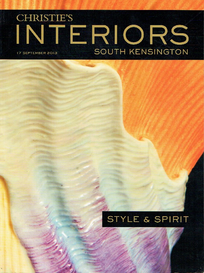 Christies September 2013 Interiors - Style & Spirit