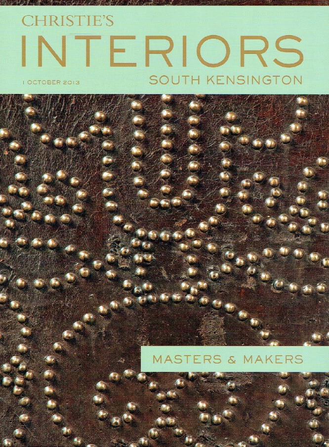 Christies October 2013 Interiors - Masters & Makers