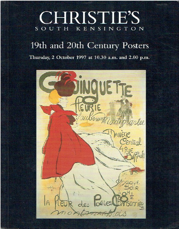 Christies October 1997 19th & 20th Century Posters