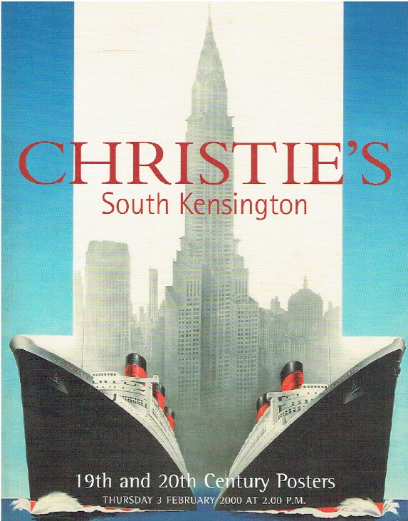 Christies February 2000 19th & 20th Century Posters (Digital Only) - Click Image to Close