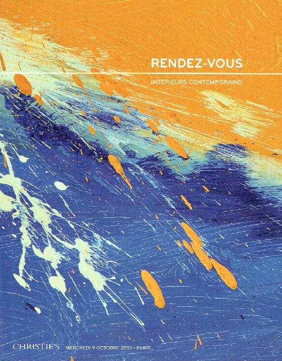Christies October 2013 Rendez-Vous Contemporary Interiors