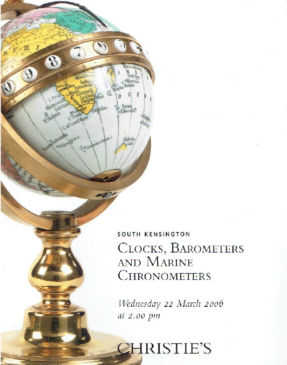 Christies March 2006 Clocks, Barometers & Marine Chronometers