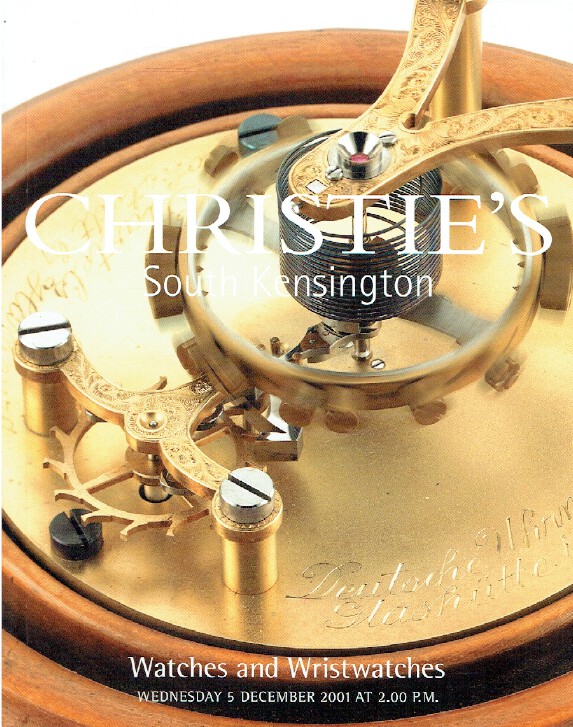 Christies December 2001 Watches & Wristwatches