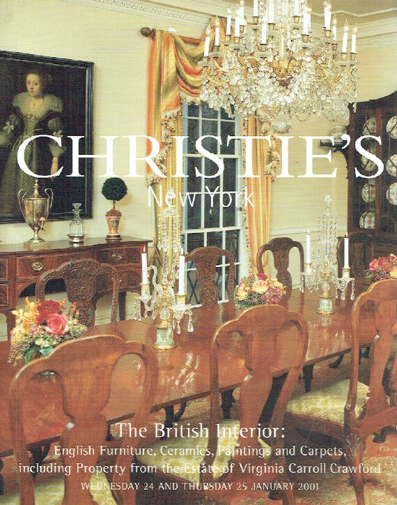 Christies January 2001 The British Interior - Property From Virginia Crawford